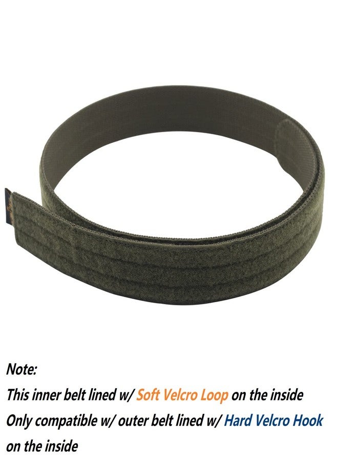 TACNEX Inner Belt for Duty/Battle - 1.5" Loop Liner Tactical Under Belt Ranger Green X-Large - Image 3